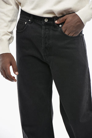 Jeans DROIT A in dunkler Waschung und mit weitem Bein 26cm