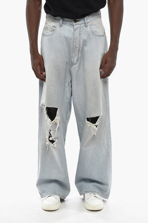 Jeans Distressed a Gamba Ampia 29cm