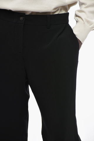 Single-Pleat Dress Trousers with Belt Loops