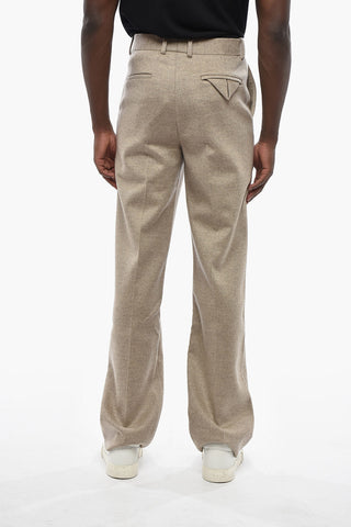 Wool and Cashmere Straight-Leg Trousers