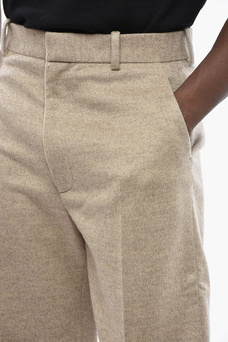 Wool and Cashmere Straight-Leg Trousers