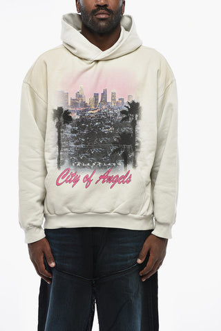 브러시드 코튼 후디 CITY OF LOS ANGELS 프린트