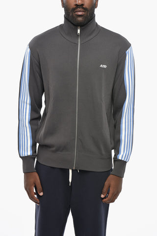 Knit Joggers with Contrast Side Stripes