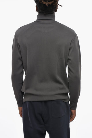 Knit Joggers with Contrast Side Stripes