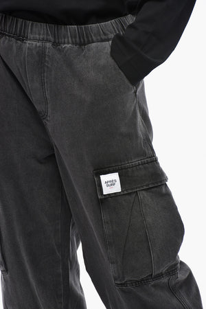 Jeans Cargo con Lacci alla Caviglia 23cm