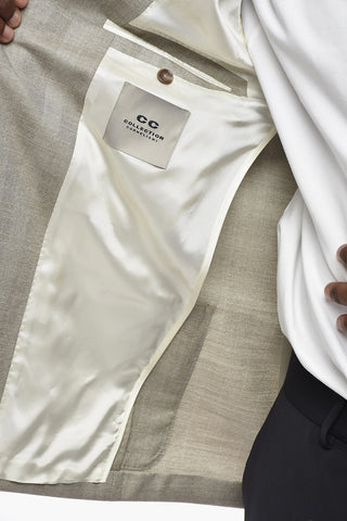 CC COLLECTION Blazer Semifoderata a 2 Bottoni in Herringbone 
