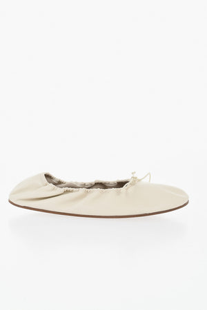 Ballerine ROUND in Pelle a Tinta Unita