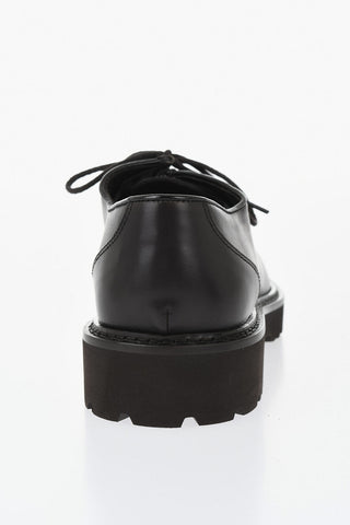 Leather Derby Shoes DECO' with Lug Sole