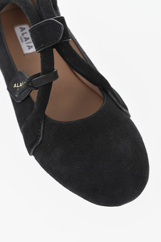 Suede Ballet Flats