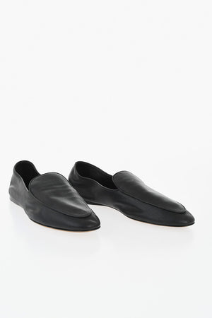 Hammered-Leather Loafers AWAR FLAT