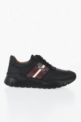 Low-top Leather Sneakers BRONNYE with Printed Logo