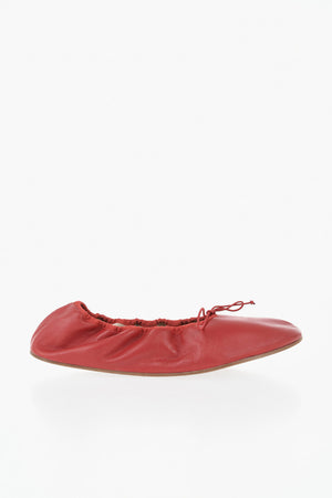Ballerine in Pelle a Tinta Unita