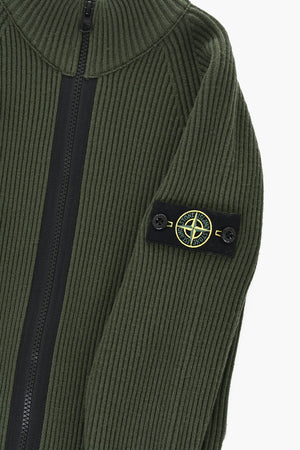 Gerippter Rollkragenpullover Aus Schurwolle Mit Reißverschluss