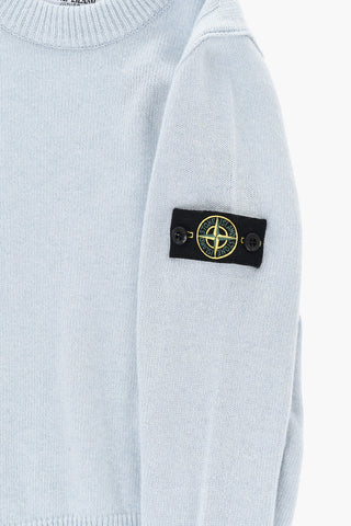 Virgin Wool-Blend Solid Crew-Neck Sweater