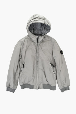 Gepolsterte Nylonjacke Mit Zwei Taschen