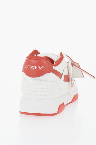 Sneakers Basse M-OUT OF in Pelle Con Logo Tono su Tono