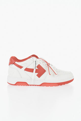 Sneakers Basse M-OUT OF in Pelle Con Logo Tono su Tono