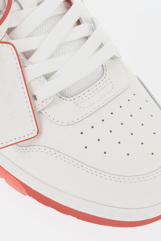 Sneakers Basse M-OUT OF in Pelle Con Logo Tono su Tono