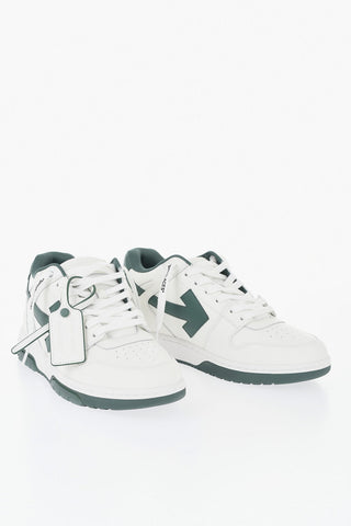 Low M-CUT Bicolor Leather Sneakers
