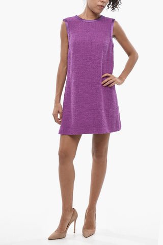 Ärmelloses A-Linienkleid einfarbig