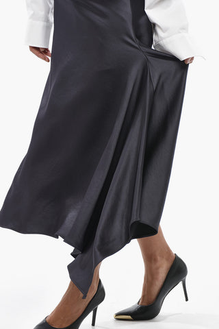 Asymmetrischer Satinrock PRIVAT
