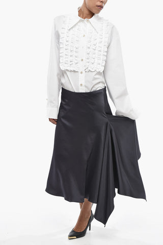 Asymmetrischer Satinrock PRIVAT
