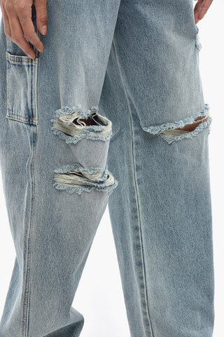 Carpenter-Jeans AUDREY mit 22cm ausgefranstem Saum