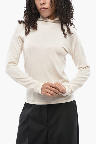 Rollkragenpullover Aus Schurwolle