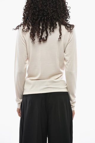 Rollkragenpullover Aus Schurwolle