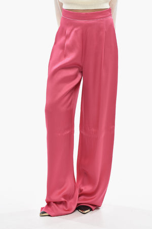 STUDIO Wide-Leg Trousers NOVELLA in Solid Colour