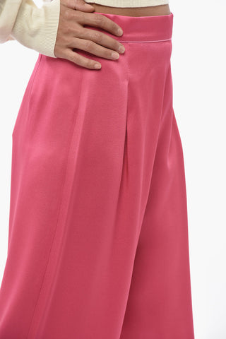 STUDIO Wide-Leg Trousers NOVELLA in Solid Colour