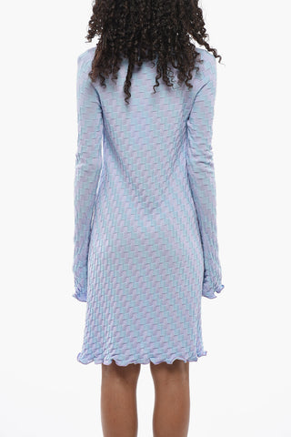 SPORTMAX 미디 원피스 VALETTE 가벼운 면 소재 투톤