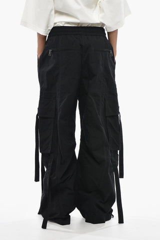 Pantaloni Cargo con Lacci 