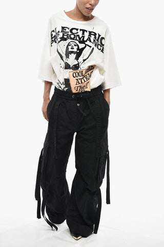 Pantaloni Cargo con Lacci 