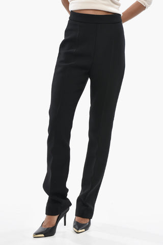 SPORTMAX Twill Trousers TEORIA12 With Back Zip
