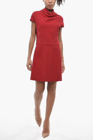 Sleeveless Solid-Color Mini Dress