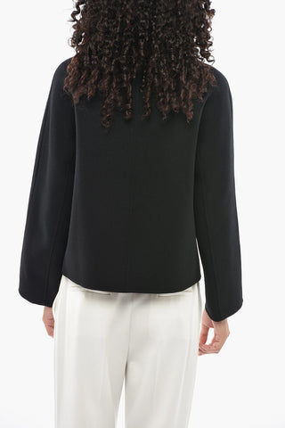 S Wool Jacket SOGNO with Gold-Effect Buttons