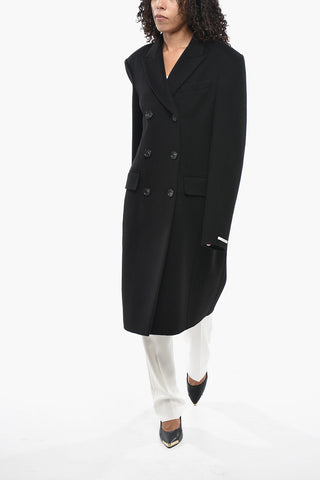 SPORTMAX 버진 울 더블브레스트 코트 MORGANA