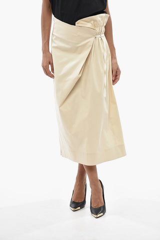 SPORTMAX Wickelrock Aus Baumwolle ZEDA