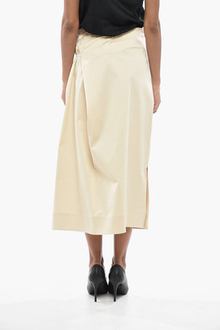 SPORTMAX Wickelrock Aus Baumwolle ZEDA