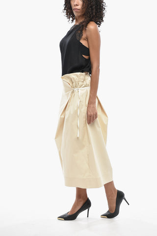SPORTMAX Wickelrock Aus Baumwolle ZEDA