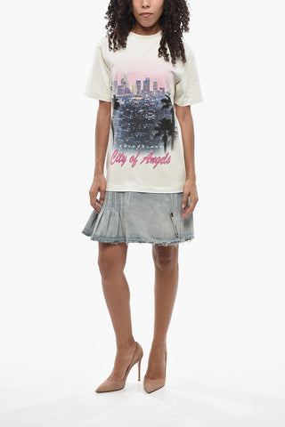Mini Vestito Tee con  Gonna Pieghettata
