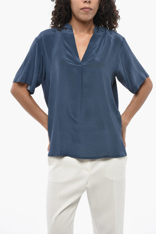 WEEKEND Silk Blouse VELO With V-Neck