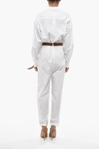 STUDIO Cotton Poplin Jumpsuit FOSCO with Double Pocket