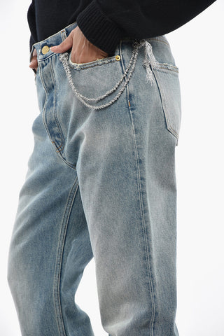 Regular-Fit-Jeans NAOMI mit Strasskette 19cm
