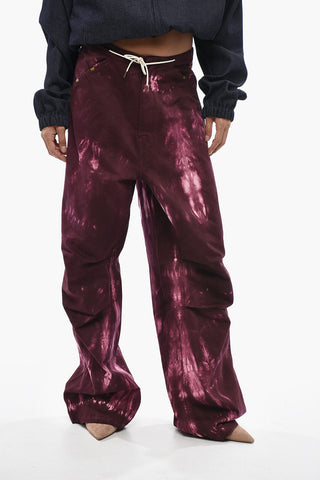 Weitbeinige Hose DAISY im Acid-Wash-Effekt