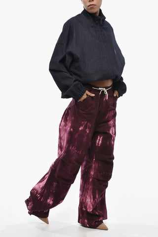 Weitbeinige Hose DAISY im Acid-Wash-Effekt