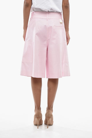Shorts Cargo NINA In Cotone Con Catena in Strass