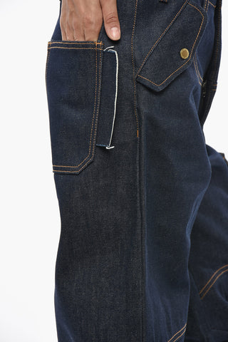 Cargo Jeans ROSALIND with 22cm Frayed Details