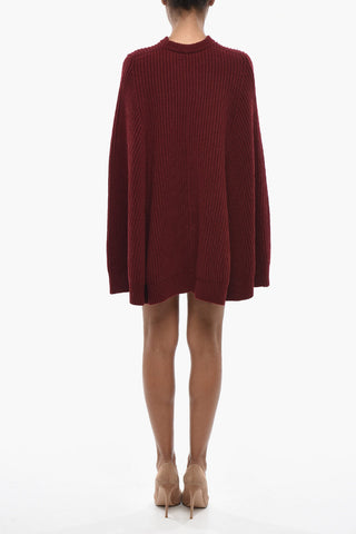 SFILATA Solid-Color Knit Dress ASTORIA With Patch Pocket